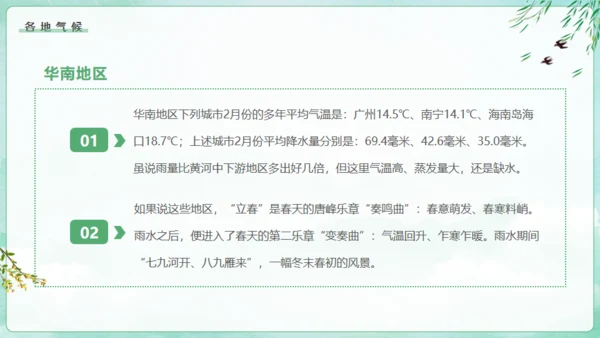 雨水节气对农业的影响通用PPT模板
