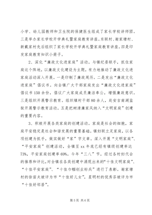 乡镇妇联某年度工作总结.docx