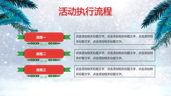 圣诞快乐圣诞节组织活动策划方案PPT模板