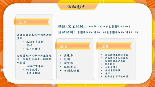 电商购物节双十一活动促销策划PPT方案