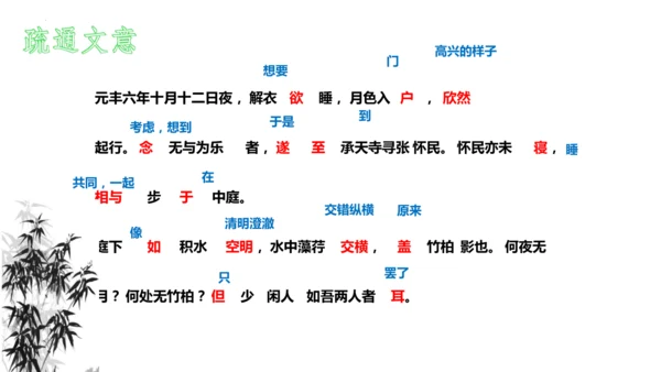 11 短文二篇《记承天寺夜游》课件