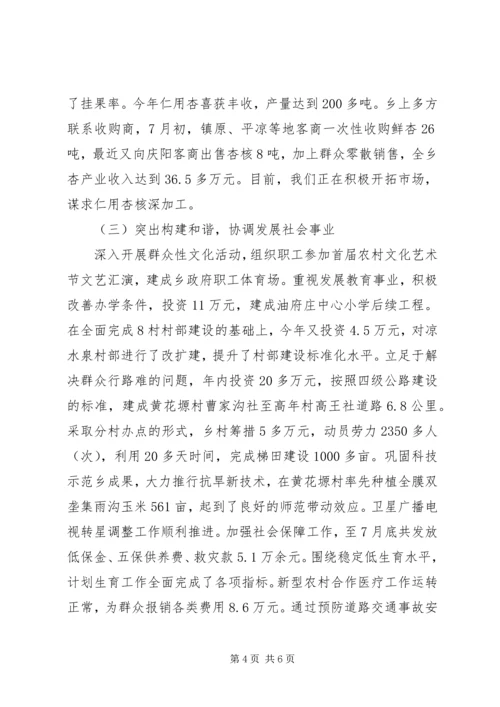 县委全委扩大会乡镇发言稿.docx