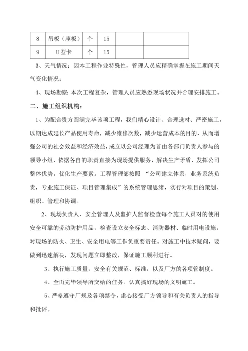 扬巴电厂烟囱外壁防腐施工方案.docx