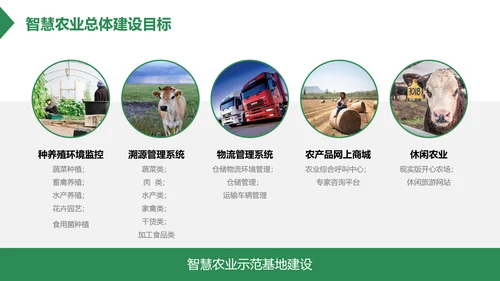 智慧农场粮食安全PPT模板