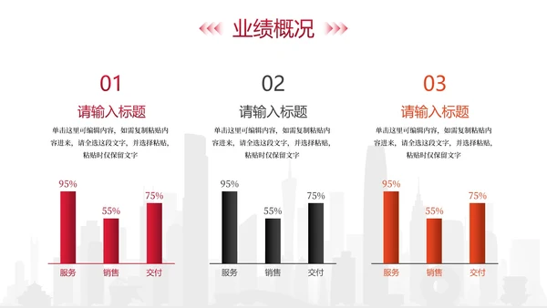 红色简约商务保险销售晨会PPT模板