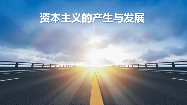 九年级历史复习：近代资本主义的产生与发展  课件（25张PPT）