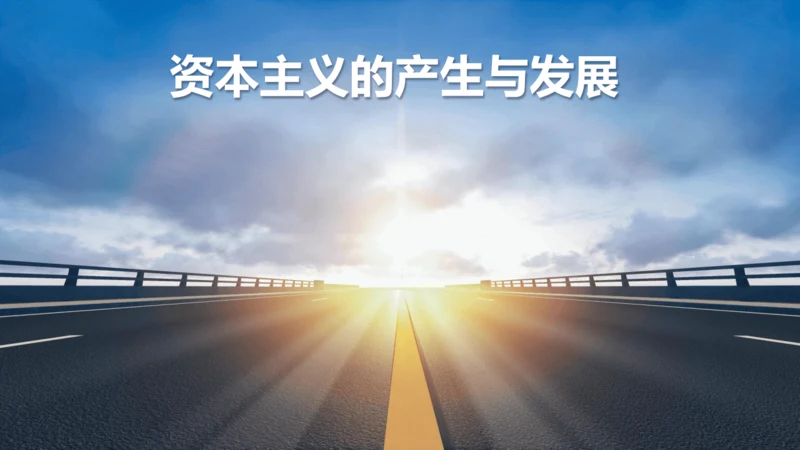 九年级历史复习：近代资本主义的产生与发展  课件（25张PPT）