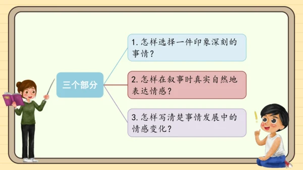 统编版语文六年级下册2024-2025学年度习作：让真情自然流露（课件）