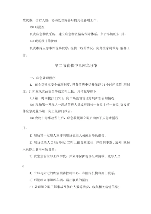 学校食堂经营服务应急管理方案.docx