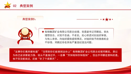 党的六大纪律学习违反工作纪律案例剖析党课PPT