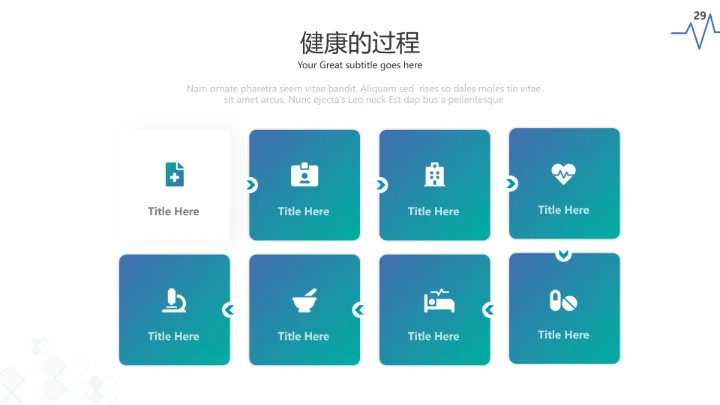 现代创意医学报告医院宣传医疗PPT模板