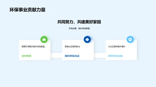 保护环境，共建美好家园