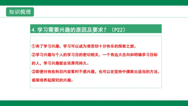第二课学习新天地 复习课件