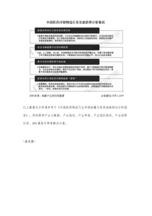 中国医药冷链物流行业市场现状及发展趋势分析-数字化供应链转型升级加速.docx