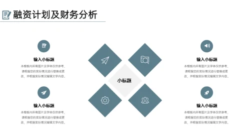民宿家居项目创业融资计划书通用PPT模板