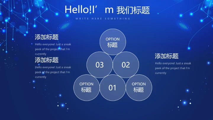 蓝色科技感新起航筑梦未来年终工作总结汇报PPT动态模板