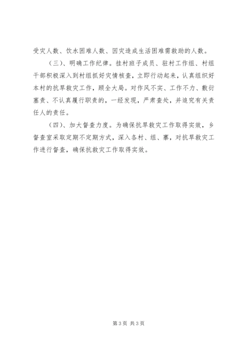 乡镇积极抗旱救灾情况工作汇报.docx