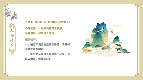 白色金色边框中国风长安的荔枝好书推荐PPT读书分享