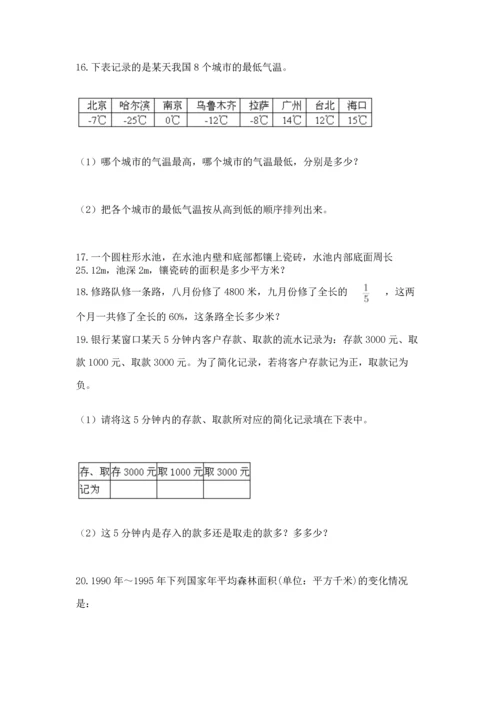 六年级小升初数学解决问题50道精品【a卷】.docx