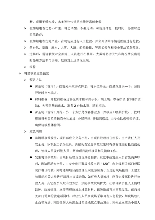 应急专题预案管道综合标准施工.docx