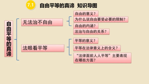 第七课  尊重自由平等 （复习课件19张PPT）