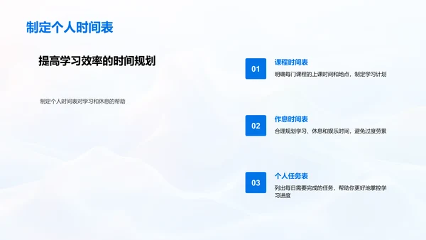 高一生活学习指导