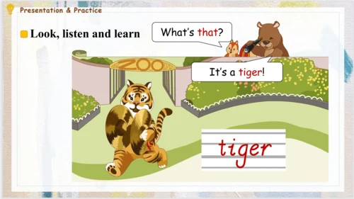 Unit 4 We love animals B Let's learn & Let's do 课件