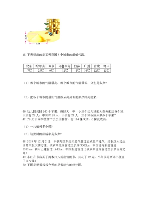 小升初数学应用题50道及答案【真题汇编】.docx