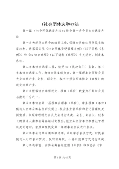 (社会团体选举办法.docx