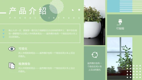 淡绿马卡龙配色通用PPT演示文稿模版