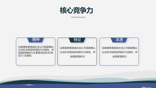 严谨大气法律律法咨询工作总结动态PPT模板
