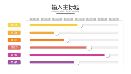 进度计划甘特图合集PPT模板