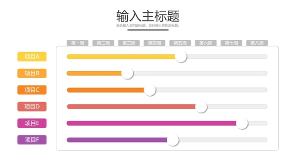 进度计划甘特图合集PPT模板