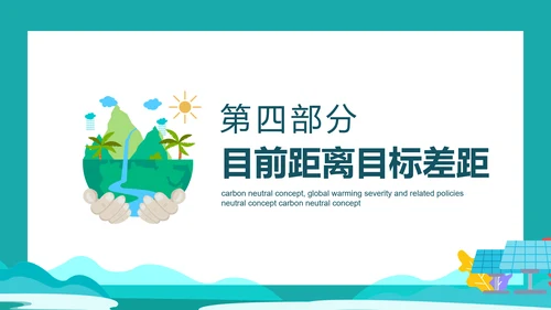 碳中和概念全球变暖环保PPT模板