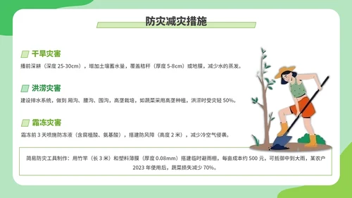 绿色创意卡通风现代农业种植技术PPT模板