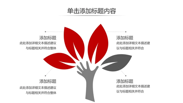 欧美风红色企业宣传公司简介商务PPT模板