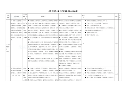 建筑公司项目标准化管理实施细则-secret.docx