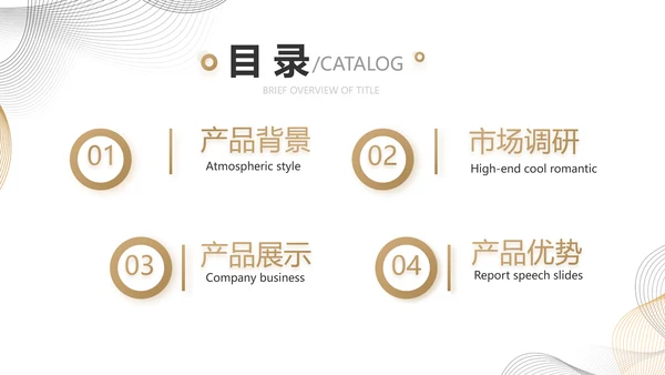 简约大气公司产品介绍宣传通用PPT