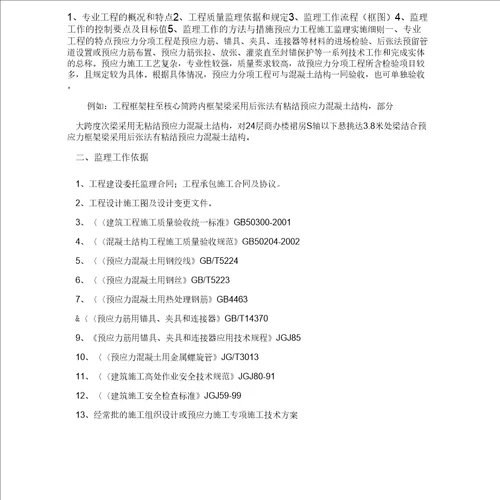 310预应力工程监理实施细则