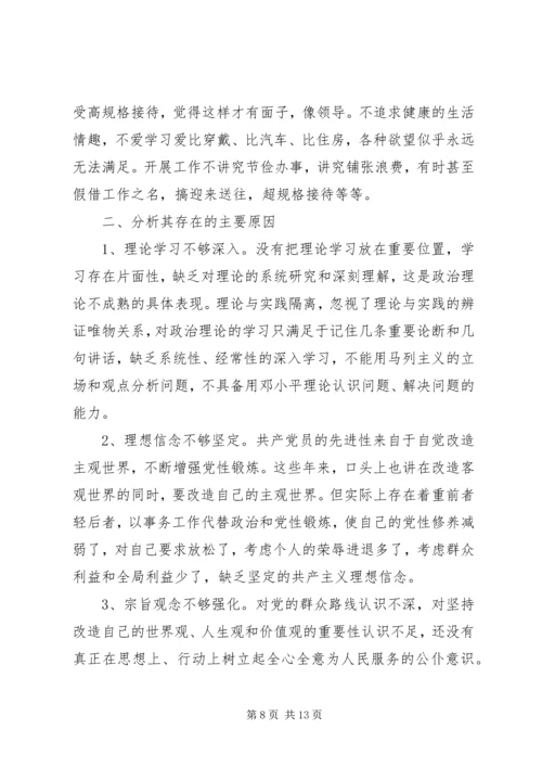 四风问题自查报告剖析材料20XX年.docx