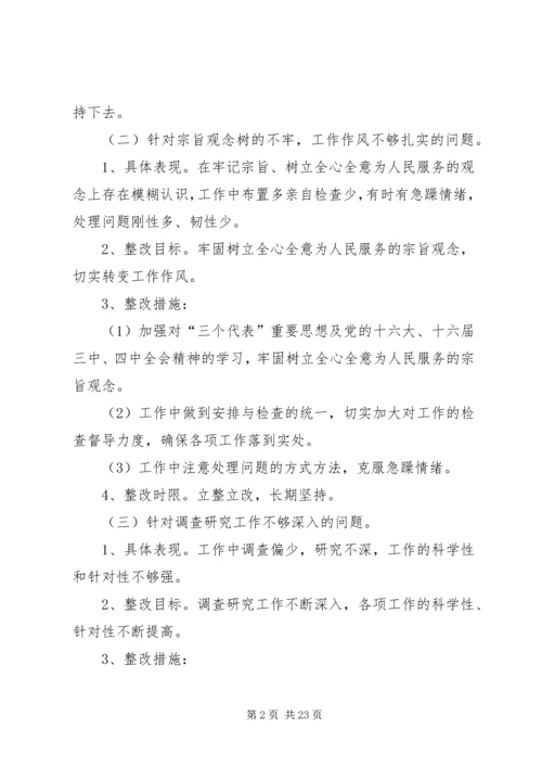 林场干部党性分析整改措施 (2).docx