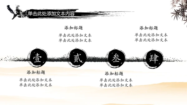 中国风武侠笑傲江湖古代战争亮剑水墨培训宣讲PPT