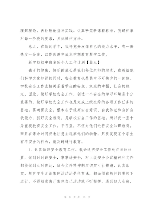 2022年新学期初中班主任个人工作计划模板.docx