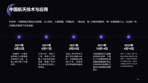 黑色创意中国航天日科普介绍PPT