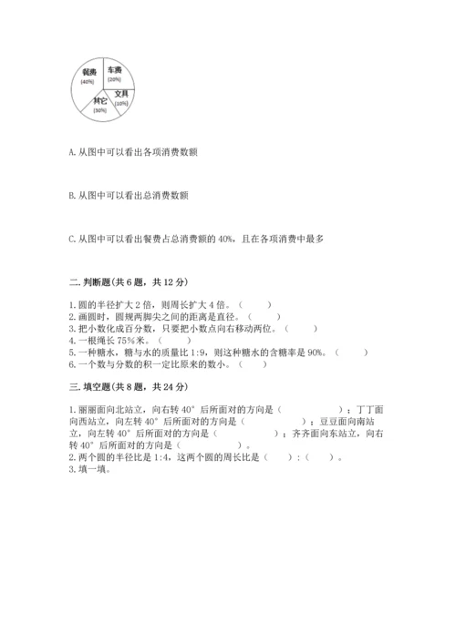 人教版六年级上册数学期末检测卷精品【b卷】.docx