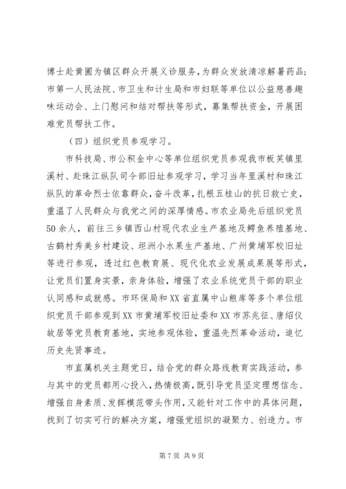 [主题党日范文：某年主题党日活动记录]某年主题党日活动小结.docx