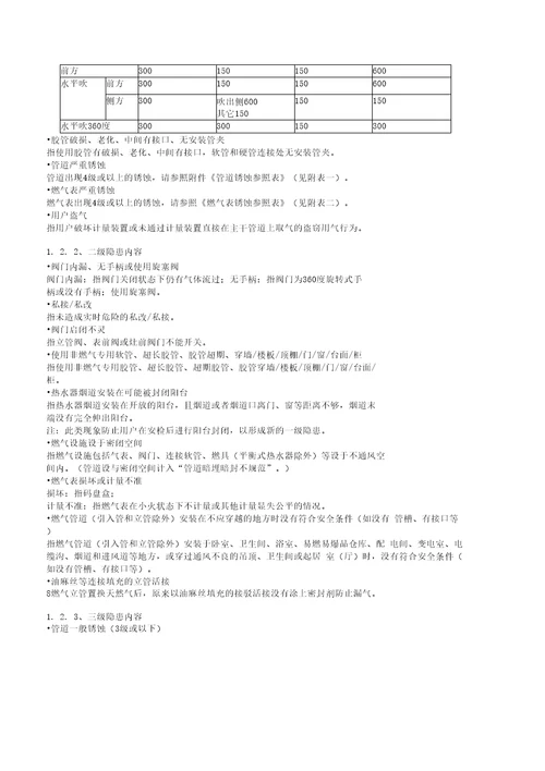 XX燃气有限公司工商业客户安检工作指引