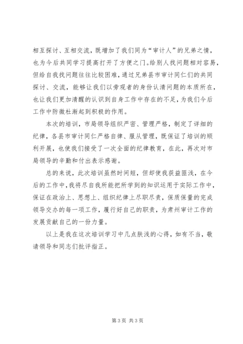 学习审计学的心得体会 (2).docx