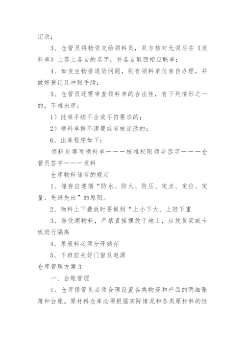 仓库管理方案.docx