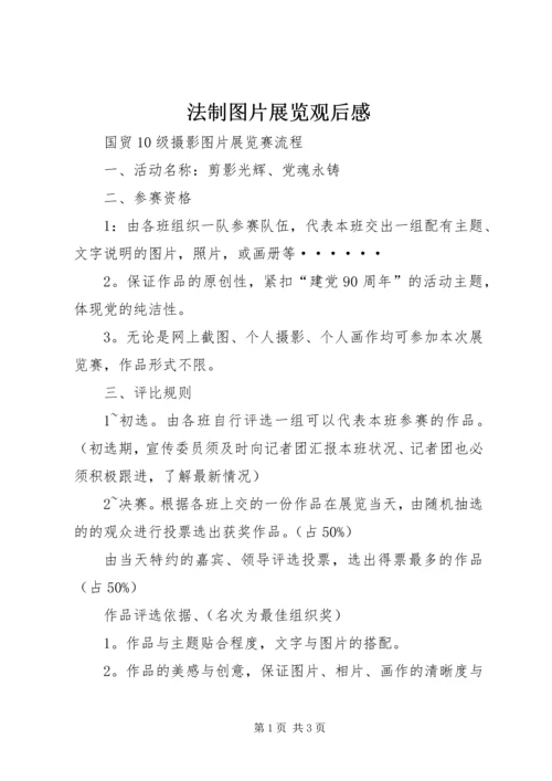 法制图片展览观后感 (5).docx